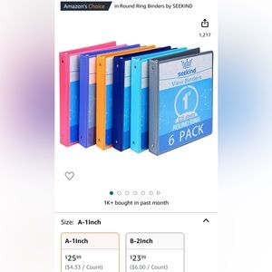 6 1in Binders